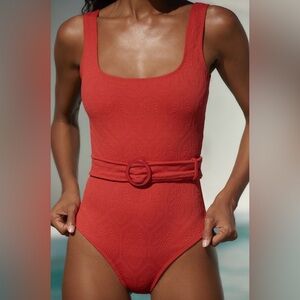 FARM Rio Matelassé One-Piece Swimsuit - Size Large